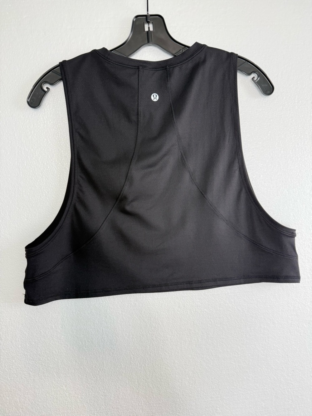 lululemon Muscle Love Crop Tank Black Size 10 Racerback Workout